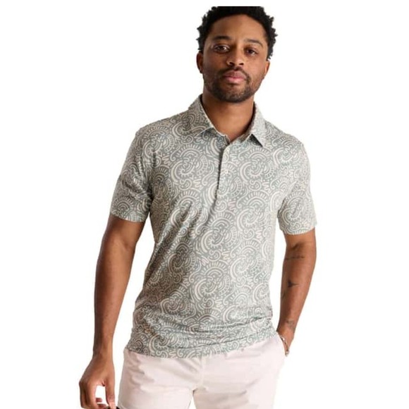 chubbies Other - Chubbies Screen Saver Performance Polo Shirt Mens Size L Golf Retro Athletic